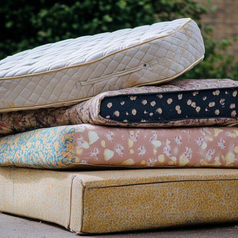 Old mattress removal service in Chicago and surrounding suburbs.