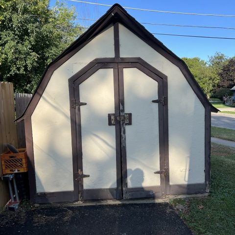 old wooden shed demolition and removal in chicago suburbs