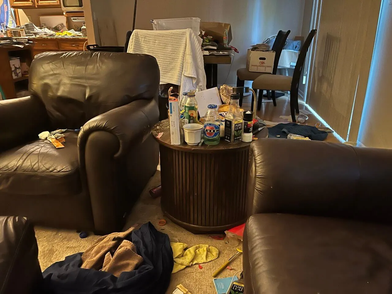 Full property cleanout and junk removal in Chicago suburbs